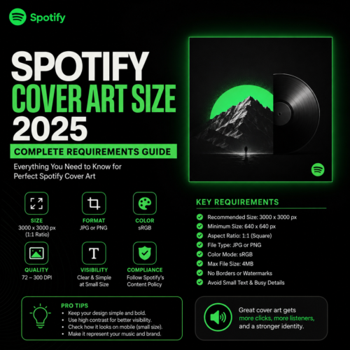 Spotify Cover Art Size 2026: Complete Requirements Guide