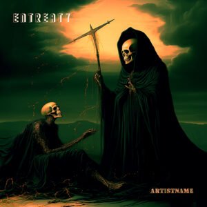Entreaty Premade Metal Album Cover Art | Buy Cover Arts | Explore our Premade Cover Artwork Collection Now!