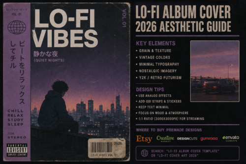 Lo-Fi Album Cover Art: 2026 Aesthetic Guide & Where to Buy Premade Designs