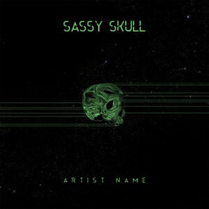 Sassy Skull Premade Metal Cover Art for sale | Buy Cover Arts | Explore our Premade Cover Artwork Collection Now!