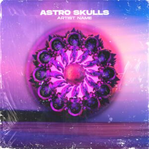 Astro Skulls Premade Album Cover Art for Sale • Buy Cover Arts • Explore our Premade Album Cover Artwork Collection Now!