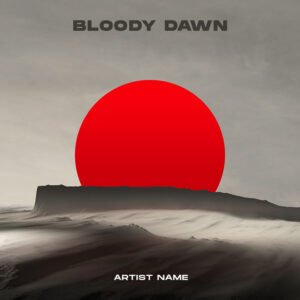 Bloody Dawn Premade Album Cover Art for sale | Buy Cover Arts | Explore our Premade Album Cover Artwork Collection Now!
