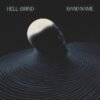 Industrial Metal Album Cover featuring a pale faceless head emerging from concentric blue-black rings under cold directional light.