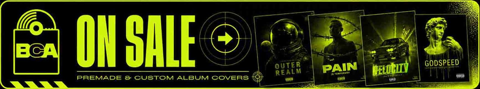 Premade Album Cover Artworks for Artists & Musicians