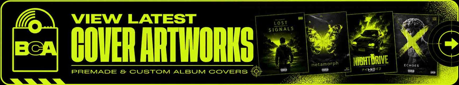 Premade Album Cover Artworks for Artists & Musicians