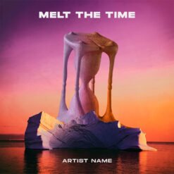 Melt the Time Premade Album Cover Art for Sale • Buy Cover Arts • Explore our Premade Album Cover Artwork Collection Now!